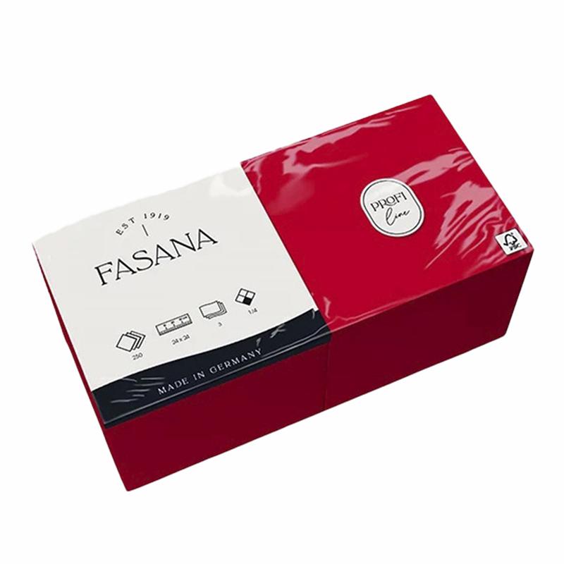 Katrin Fasana Servietter 3-lags Rød 24 cm 