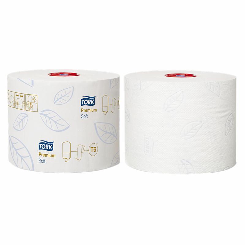 Tork Toiletpapir Premium Soft T6 Mid-Size 2-lags
