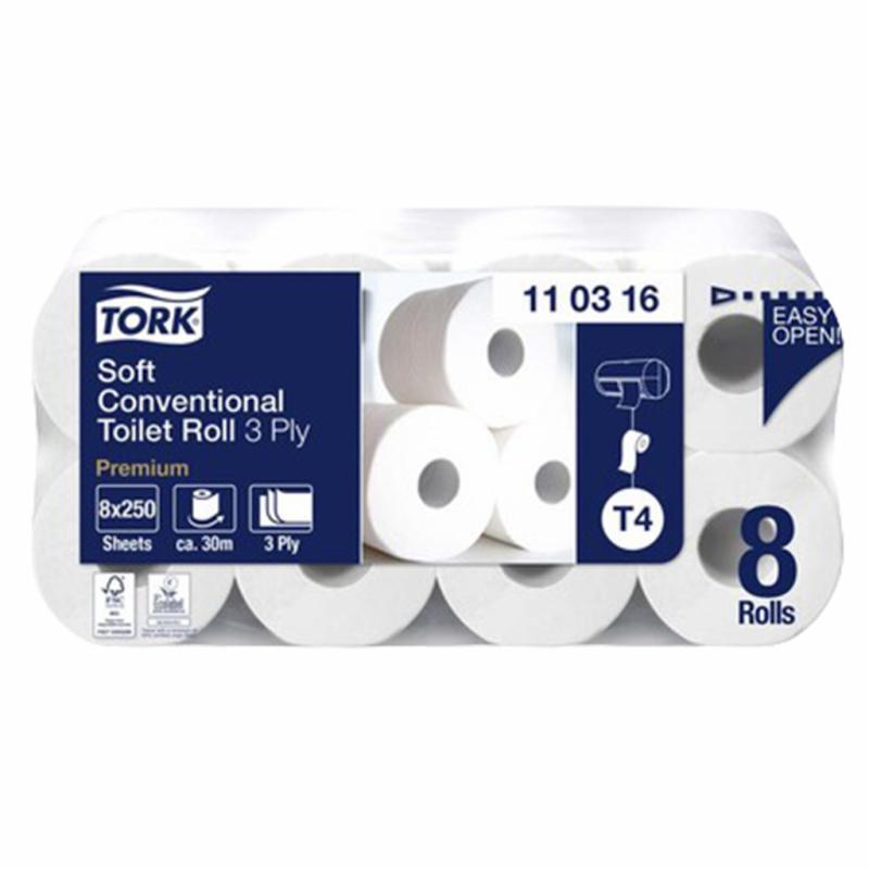 Tork Toiletpapir Premium T4 Extra Soft 3-lags