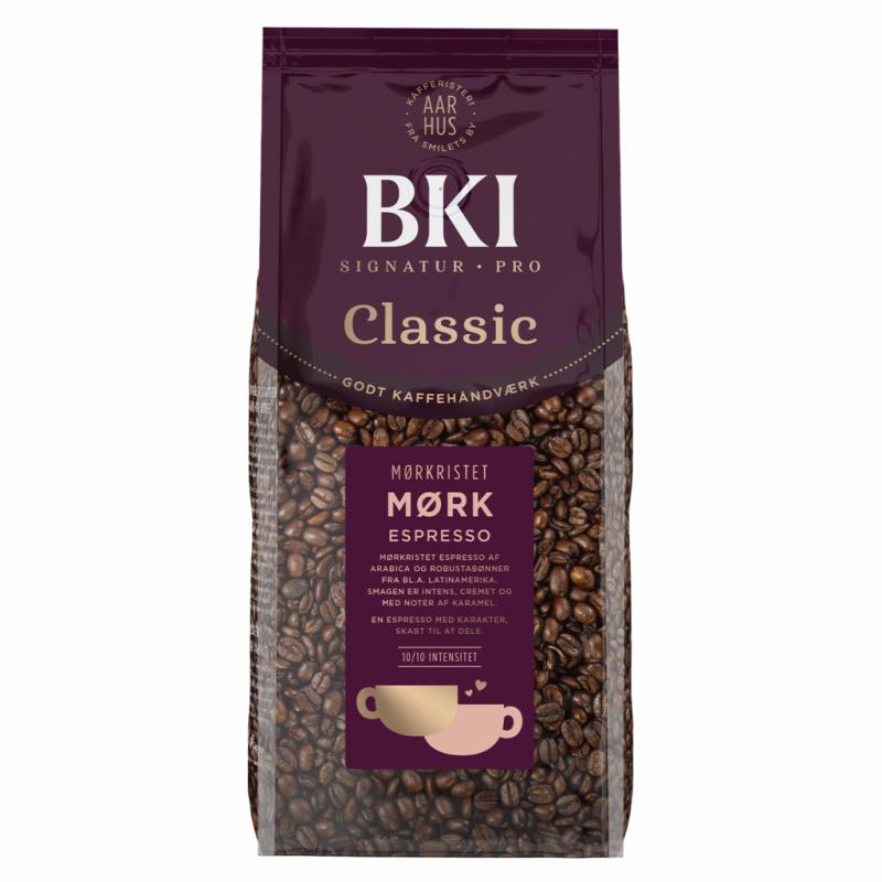 BKI Classic Mørk Espresso Hele Bønenr