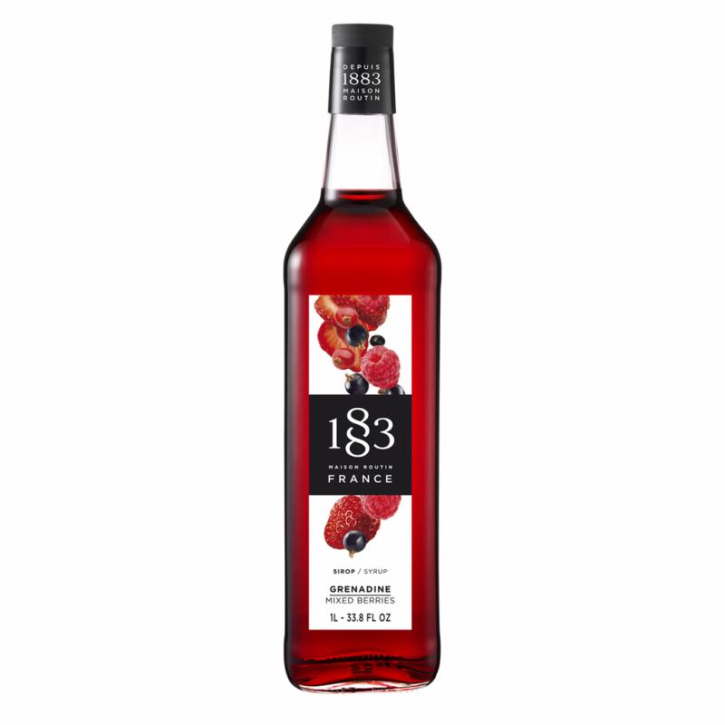 1883 Mixed Berries Syrup 6x100CL Glass