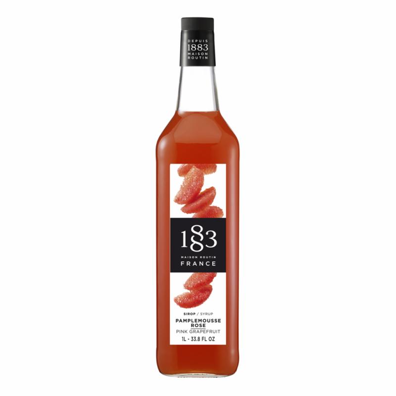 1883 Pink Grapefruit Syrup 6x100CL Glass  