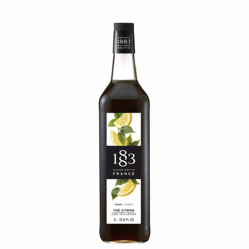 1883 Iced Tea Lemon Syrup 6x100CL Glass