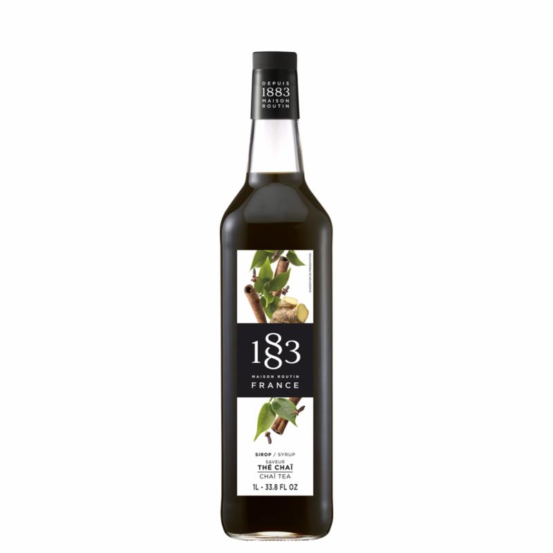 1883 Chai Tea Syrup 6x100CL Glass