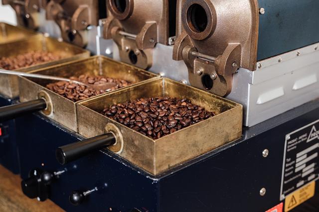 Coffee roasting at BKI