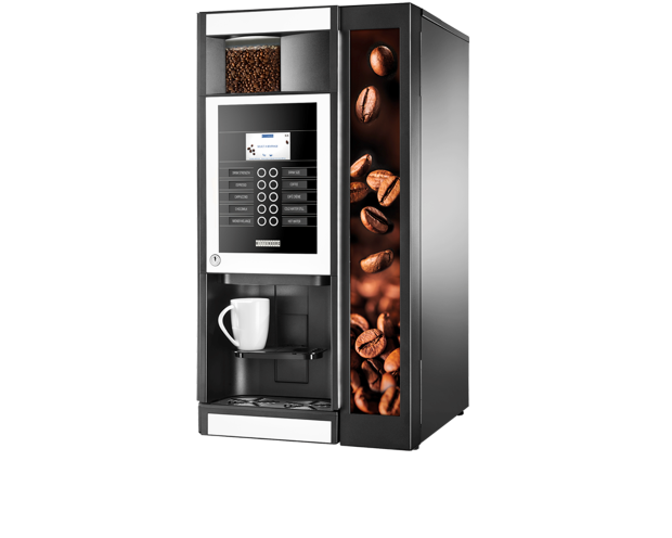 Kaffemaskiner til erhverv og industri - en maskine her